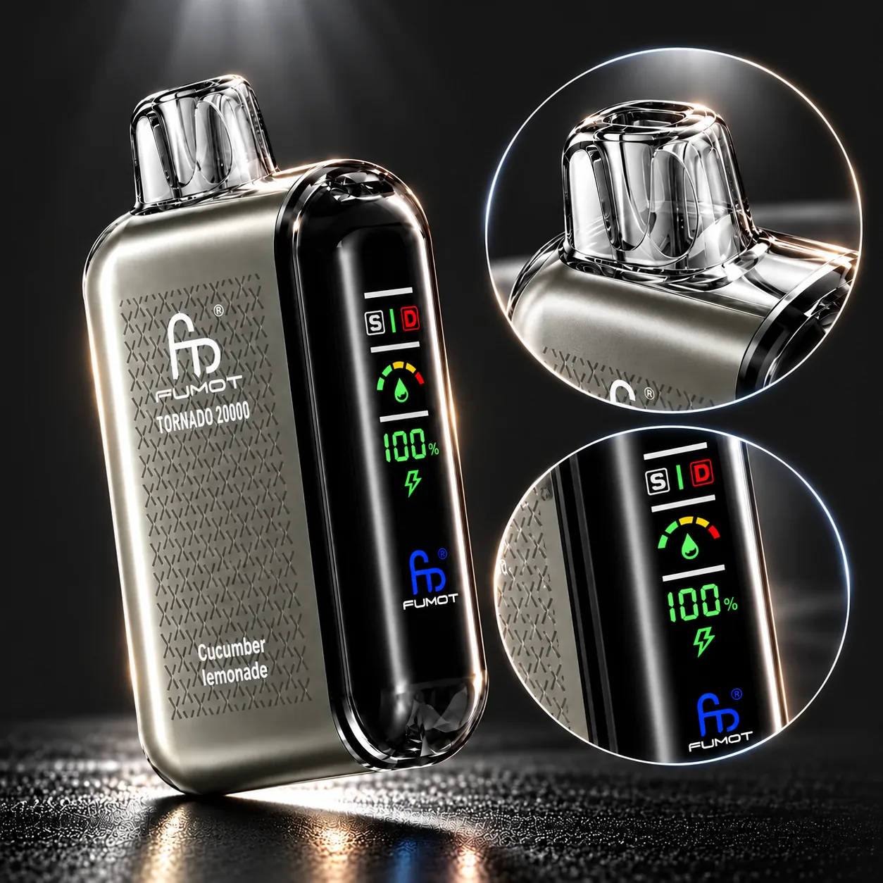 Fumot Tornado 20.000(NIC 2%) vape device at JimoVape
