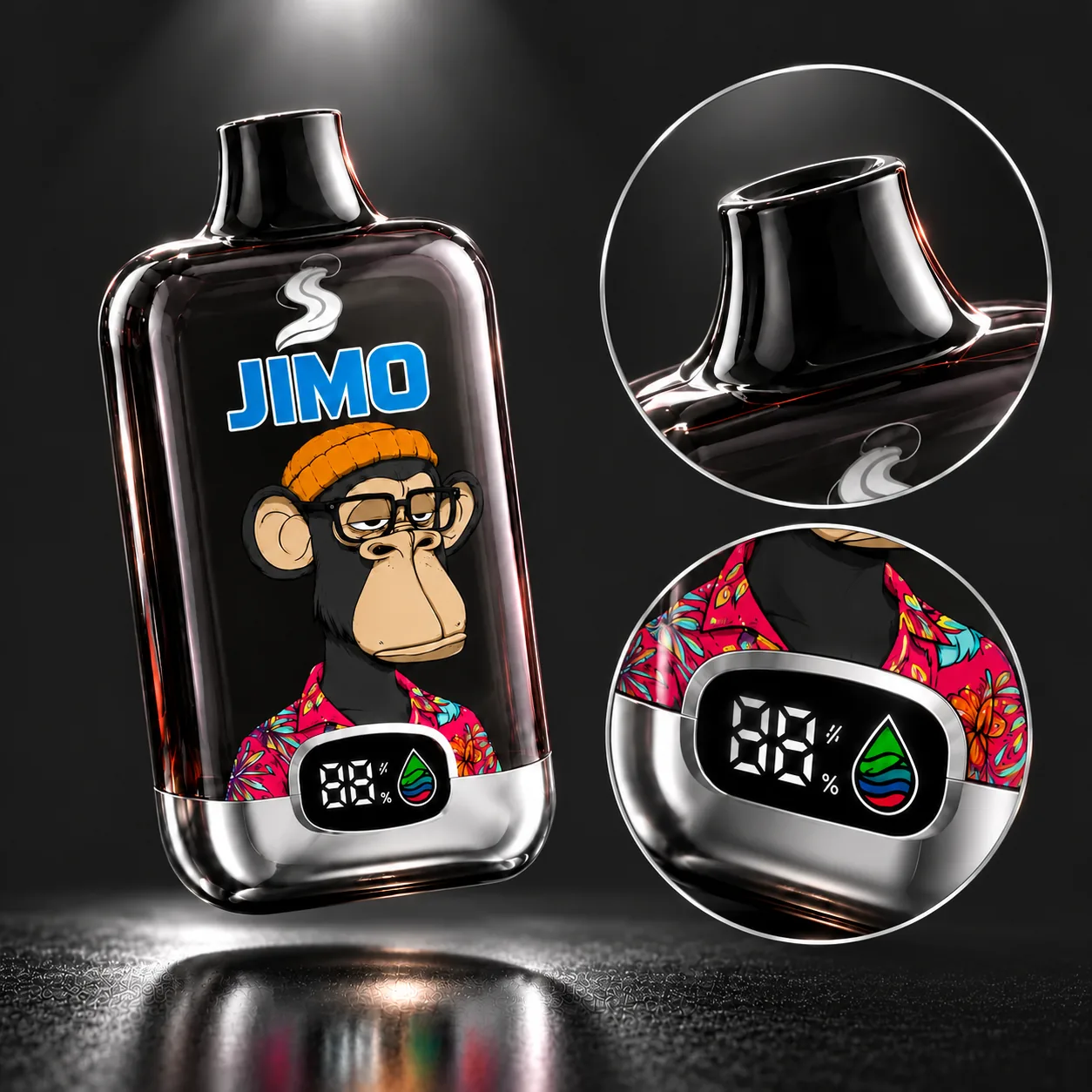 JIMO Digital Box 12.000(NIC 2%) vape device at JimoVape