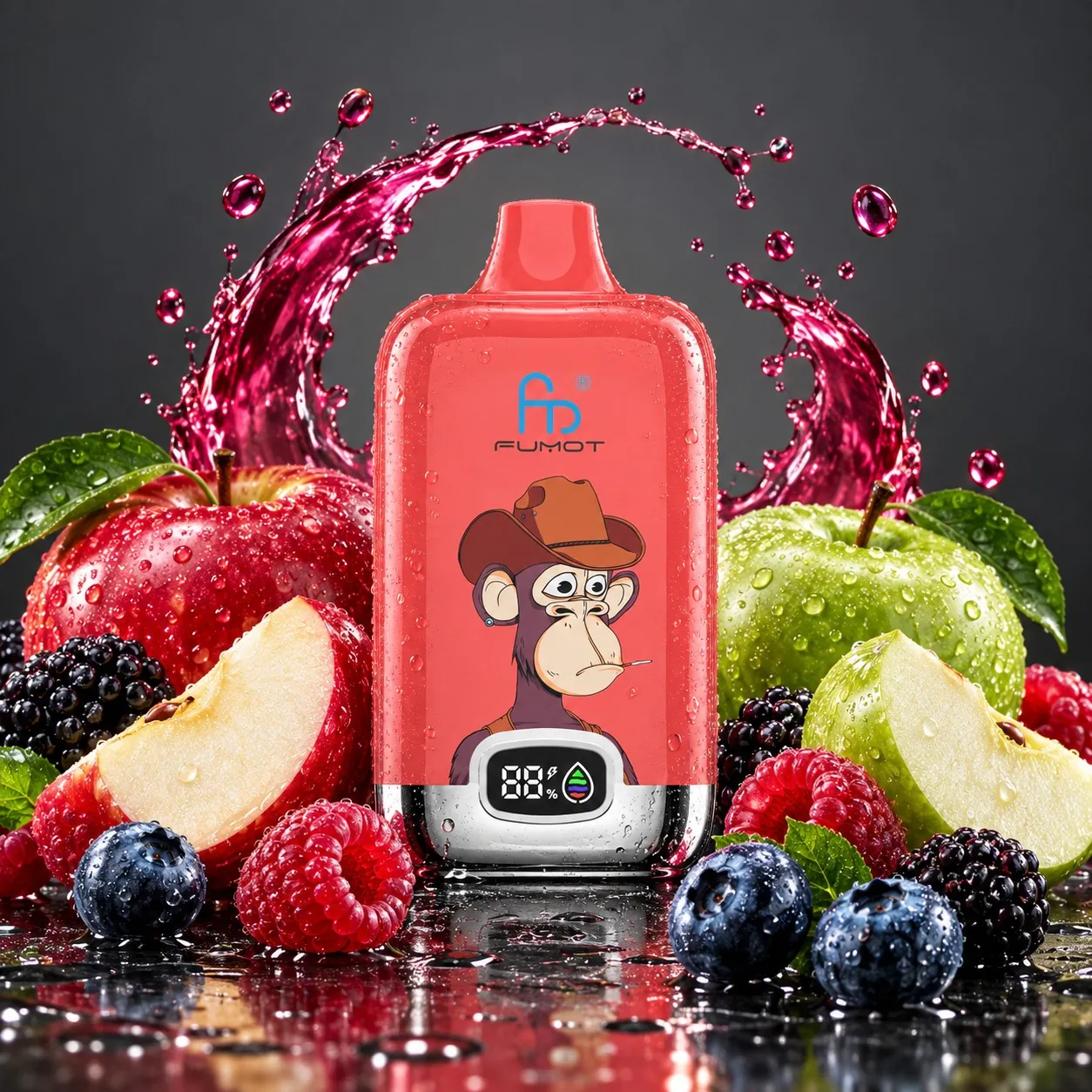 Fumot Digital Box 12.000 10-Pack Bundle – Single Flavor(NIC 2%) vape device at JimoVape