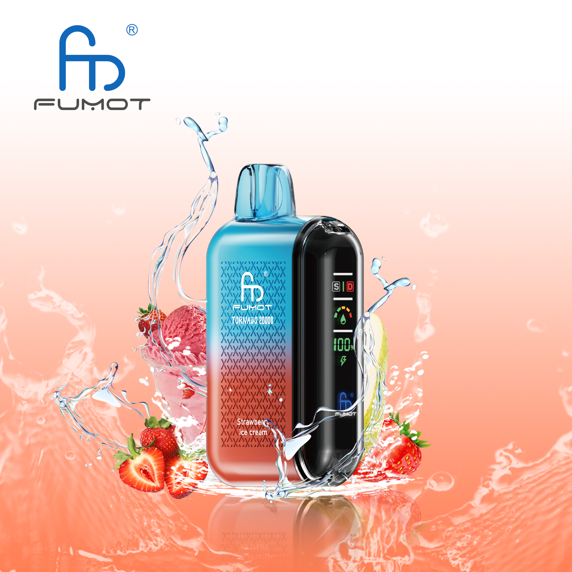 Fumot Tornado 20.000(NIC 2%) vape device at JimoVape