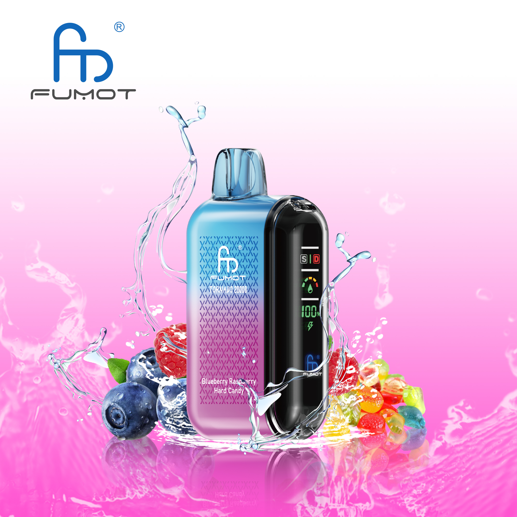 Fumot Tornado 20.000(NIC 2%) vape device at JimoVape