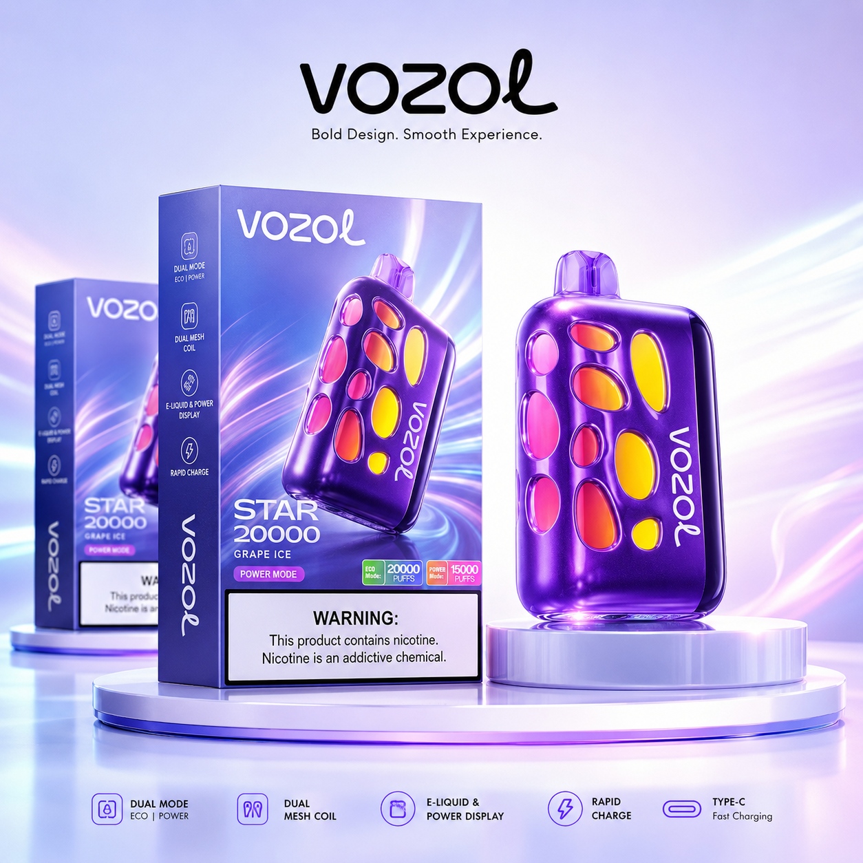 VOZOL vape collection at JimoVape